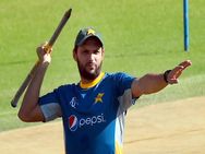 Injured Shahid Afridi Of Psl Final