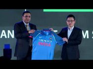 Bcci Unveils Team India S New Jersey With Oppo Mobile As Sponsors