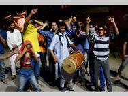 Youths Kashmir Celebrate As Pakistan Win Champions Trophy