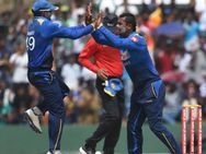 Sri Lanka S Wanidu Hasaranga Takes Hat Trick Odi Debut Against Zimbabwe