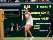 Wimbledon Johanna Konta Beats Simona Halep Thriller Reach Semi Finals