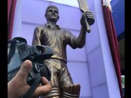 Sourav Ganguly Unveils Own Bronze Statue West Bengal