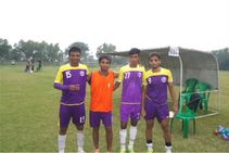 Babun Das Has Two Opponents Defenders Poverty