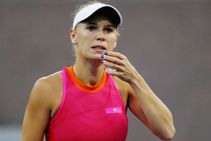 Wozniacki Disgruntled See Sharapova Take Centre Stage At Us Open