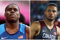 Christian Coleman Sees Bolt Gatlin Rivalry Andre De Grasse