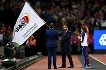 World Championships Flag Is Handed Over