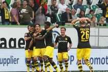 Wolfsburg 0 Borussia Dortmund 3 Christian Pulisic Peter Bosz