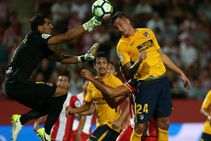 Girona 2 Atletico Madrid 2 Atletico Defy Griezmann Red Card