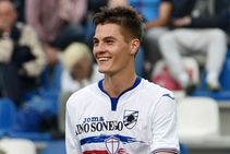 Roma Inter Competing Sampdoria Striker Schick