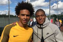 Manchester City Monaco Kylian Mbappe Leroy Sane Benjamin Mendy