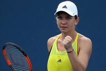 Halep Cruises Muguruza Saves Match Points As Rain Washes Play