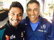 Bangladeshi Cricketer Sabbir Rahman Shares Selfie With World Legend Ms Dhoni