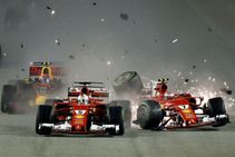 Heat Is On Ferrari Driver Sebastian Vettel At Malaysian Gp