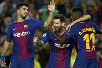 Messi Leads Barcelona S Rout Juventus