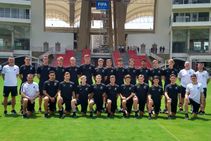Brazil England New Zealand U 17 Squads Train At Mumbai Football Arena