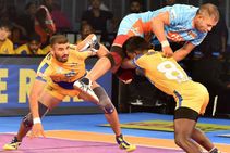 Pkl 2017 Pink Panthers Stun Gujarat Fortunegiants Bengal Warriors Pip Tamil Thalaivas