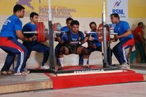 Man Indian Team Participate Commonwealth Powerlifting