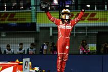 Sebastian Vettel Singapore Grand Prix Ferrari