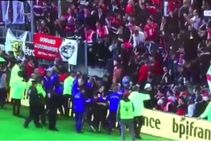Hurt As French Stadium Barrier Collapses