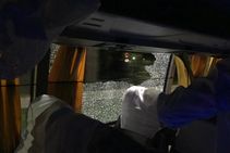 Shameful Stone Thrown At Australian Team Bus Guwahati