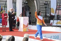 Commonwealth Games Baton Arrives Delhi