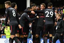 Arsene Wenger Mesut Ozil Alexis Sanchez Proved Arsenal Commitment In Everton Thrashing