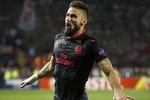 Arsenals Giroud Got Lucky Red Star Winner Europa League