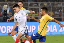Three Players Watch For Fifa U 17 World Cup Final