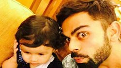 Virat Kohli Catches Up With Dhoni S Daughter Ziva