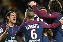 Monaco 1 Paris Saint Germain 2 Cavani Neymar Bail Out Wayward Mbappe
