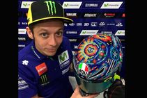 Rossi Unveils Trendy Mexican Huichol Art Helmet