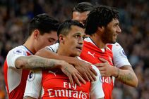 Alexis Sanchez Mohamed Elneny Arsenal