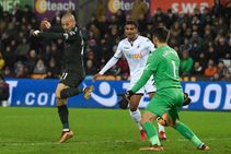 Swansea City 0 Manchester City 4 Silva Sparkles As Guardiolas Record Breakers March On