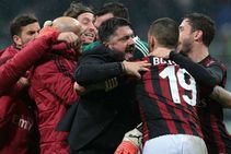 Gattuso Ac Milan Inter Coppa Italia Serie A