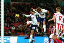 Tottenham 5 Stoke City 1 Kane At The Double Pile Pain On Potters