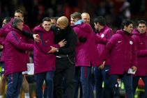 I Encourage City Celebrate Guardiola Defends Players After Old Trafford Controversy