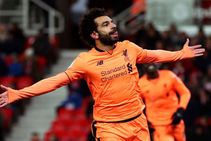 Mohamed Salah Liverpool Trophyn