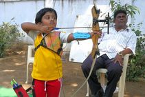 Year Old Archery Sensation Dolly Shivani Cherukuri Aims Improve Performance