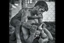 Wrestling His Father Works At Car Parking Suraj Kant Dreams Donning India Shirts
