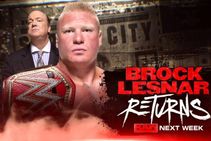 Brock Lesnar Return On Next Week Wwe Raw