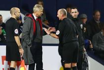 Wenger Very Aggressive Towards Referee Dean Fa Report Arsenal