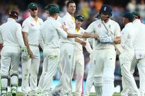 Australia Land Double Blow Late On Day One In Sydney