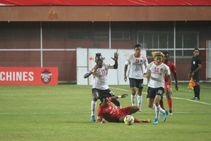 I League Debutant Koffi Mechac S Blinder Helps Churchill Brothers Split Points East Bengal