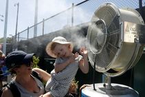 Feet On Fire As Heat Scorches Melbourne