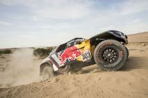 Peterhansel Wins Stage Sainz Leads Overall Dakar