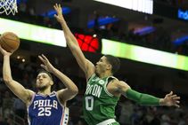 Ben Simmons Spotlight Jayson Tatum Rookie Of The Year Award