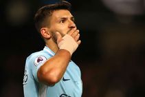 Pep Guardiola Salutes Four Goal Sergio Aguero Manchester City