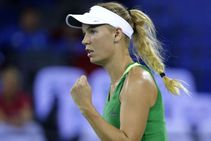 Caroline Wozniacki Simona Halep Qatar Open
