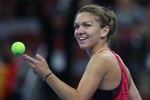 Simona Halep Cici Bellis Qatar Open Quarter Final Garbine Muguruza