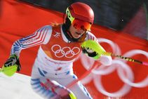 Winter Olympics 2018 Mikaela Shiffrin Alpine Skiing Gold Medal Slalom Usa Pyeongchang
